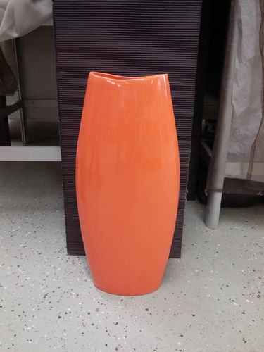 Vase, orange, Größe 2