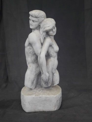 Figur "Paar", Höhe 61 cm